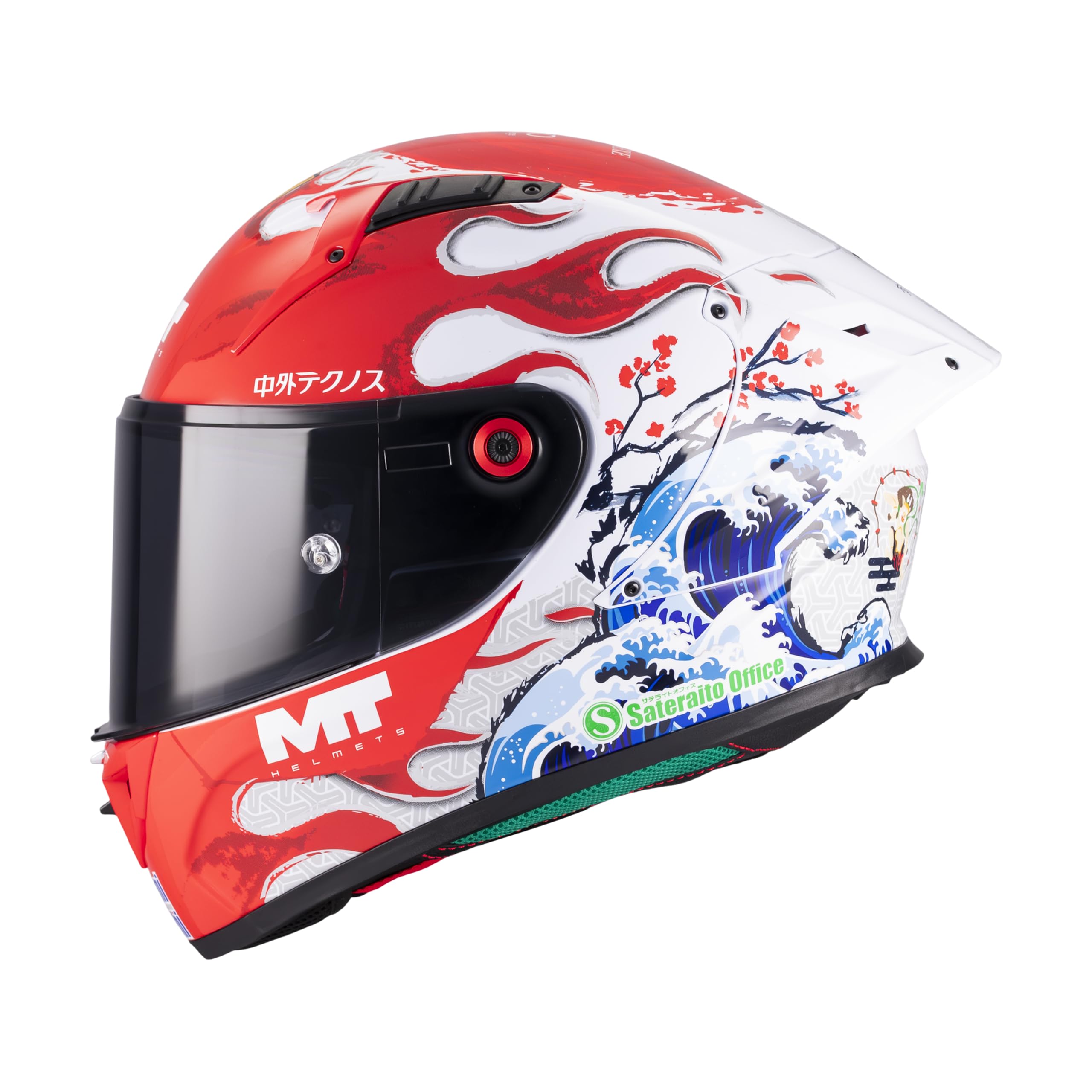MT HELMETS KRE+ S – Casco Moto Integral de Competición en Fibra de Carbono con Pantalla MT-V-29, Cierre Doble D, EPS Multidensidad y Homologación FIM/ECE 22.06 / DOT