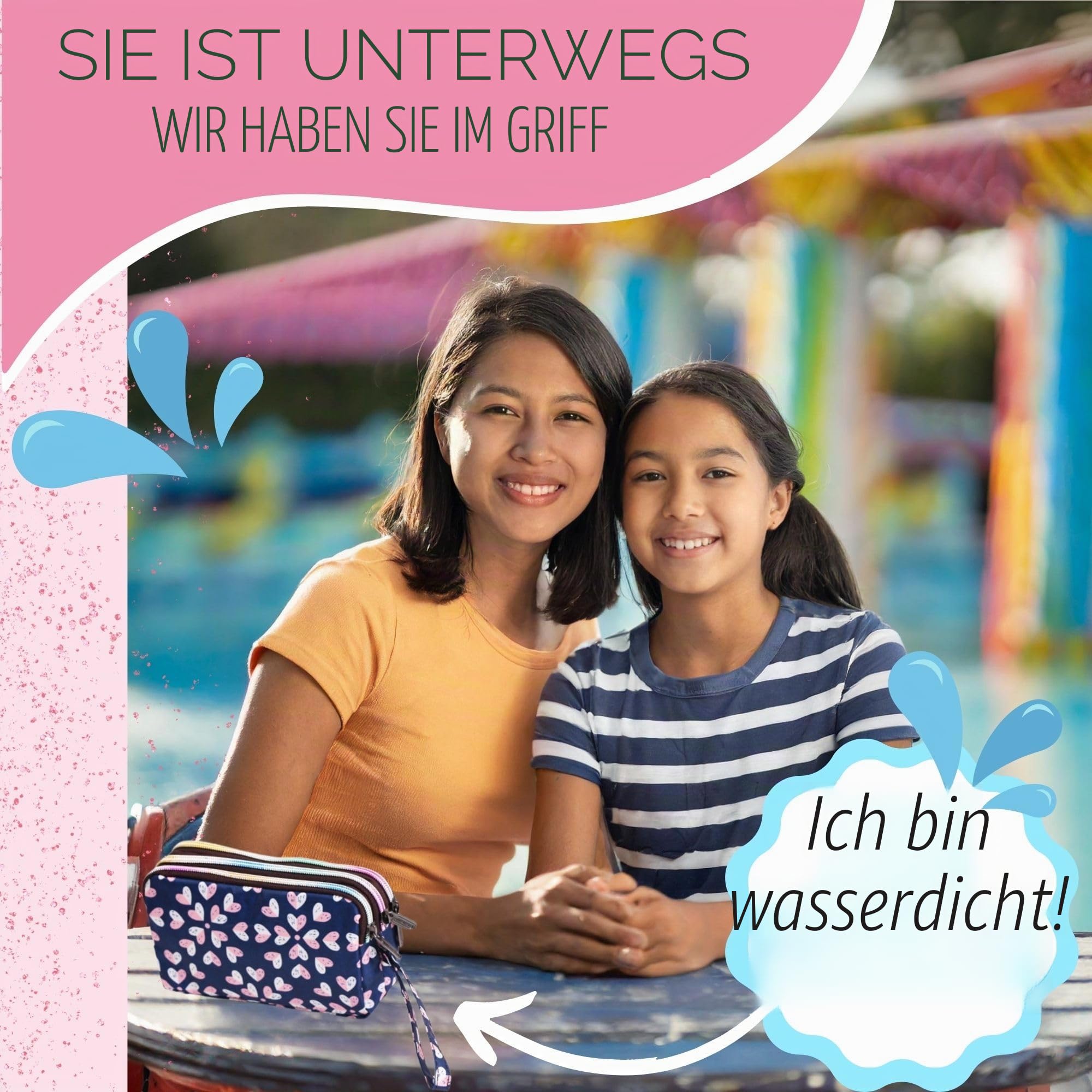 Mark and Lola's First Period Pal Pack to Go Kit | 26-teiliges Set für die erste Periode für Tweens | Teen Periode Kit | Diskrete Periode Tasche, Pads, Slipeinlagen, Perioden Kits für Tweens 10-12
