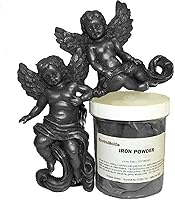 Vista 4 de Fine Iron Powder for Cold Casting and Molding - Polyurethane Resin for Making Sculptures and Statues Home and Office Decors - 1 Lb/325-mesh