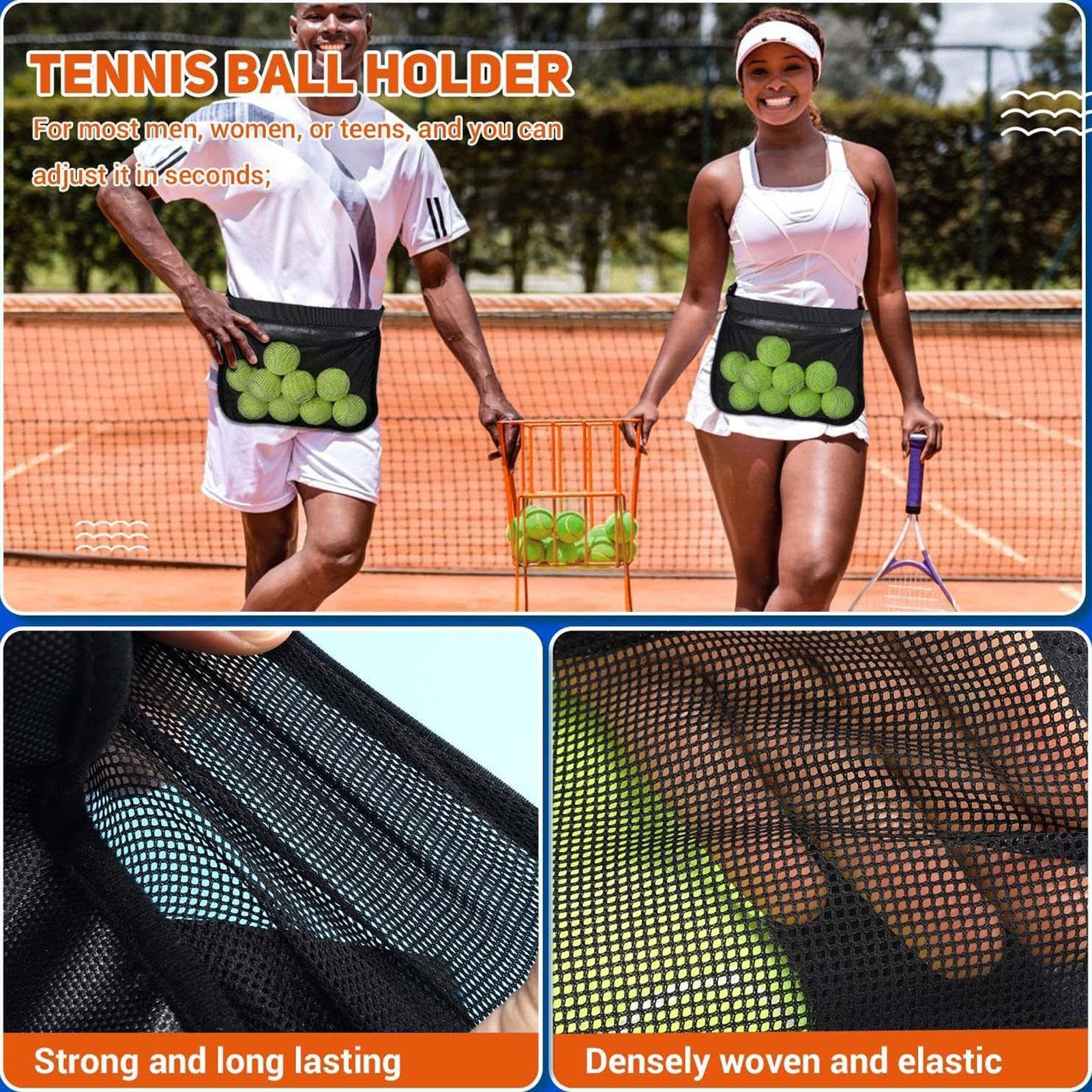 Support de Bande de Balle de Tennis, Support de Balle de Tennis | Support de Pochette de Taille pour Balle de Tennis,Sac de Ceinture portatif de Sac de Balle de Tennis pour Le Sac Banane de