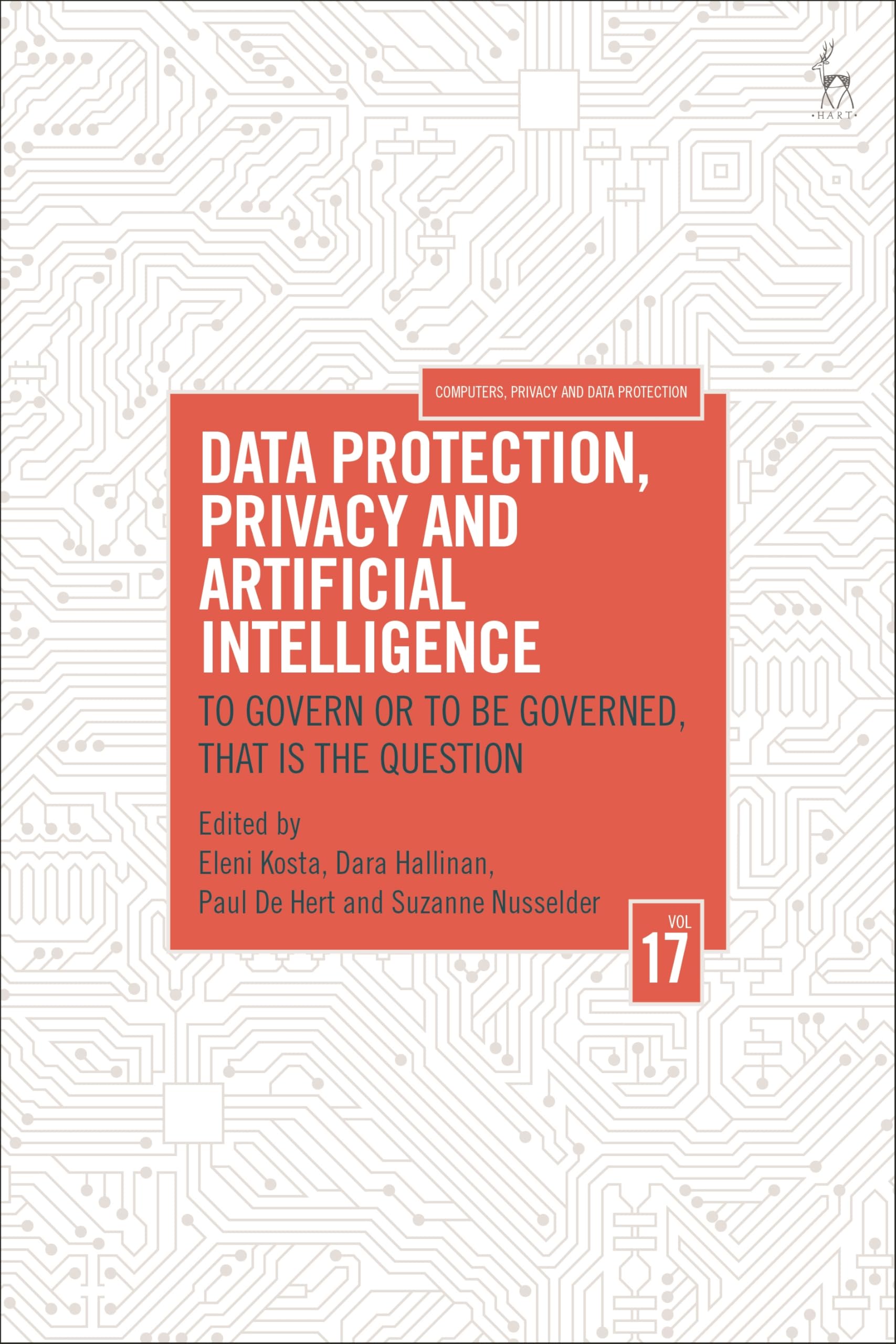 Data Protection Privacy and Artificial Intelligence by Eleni Kosta HARDBACK