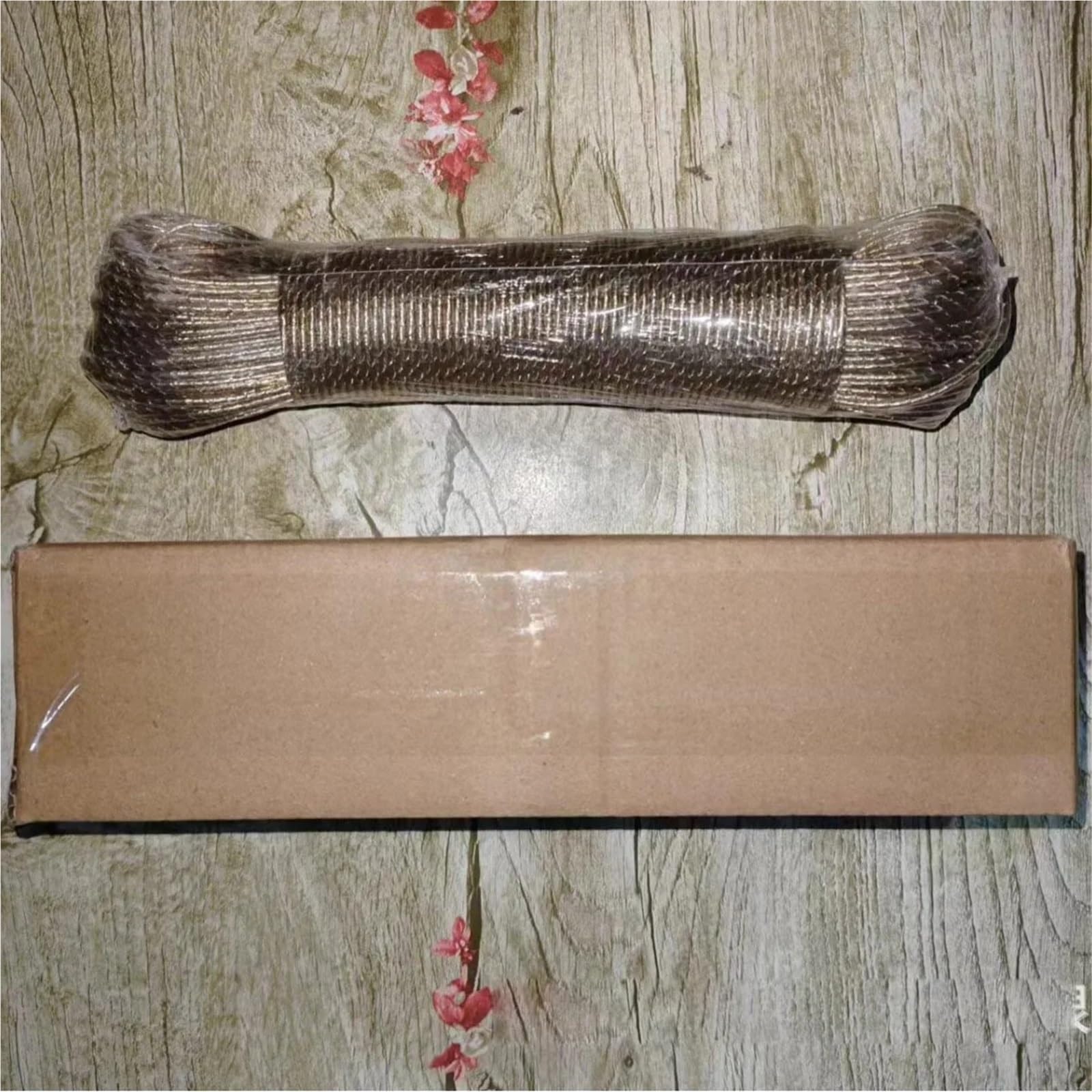 Wäscheleine Ausziehbar Wäscheleine mit Stahlkern und PVC-Überzug | Stahlkern, PVC-ummantelte Wäscheleine, dickes, starkes Kunststoff-Wäscheseil for Gartenreisen(Diameter 3 millimetres 50M)
