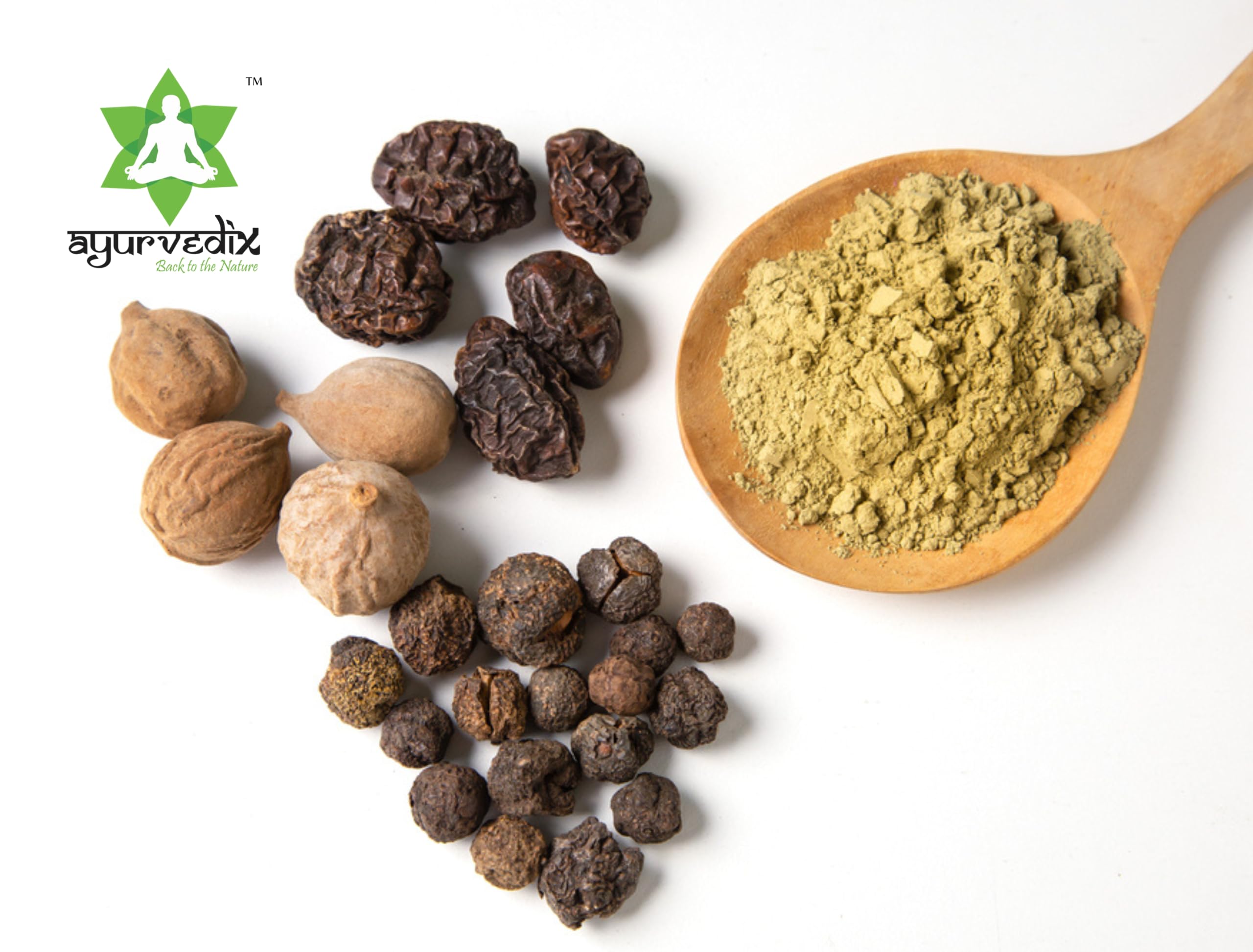 Ayurvedix Triphala Powder | All-in-one Digestive Care Solution | Long term constipation, digestive problem relief supplement | Improves Gut Health- 450g 1
