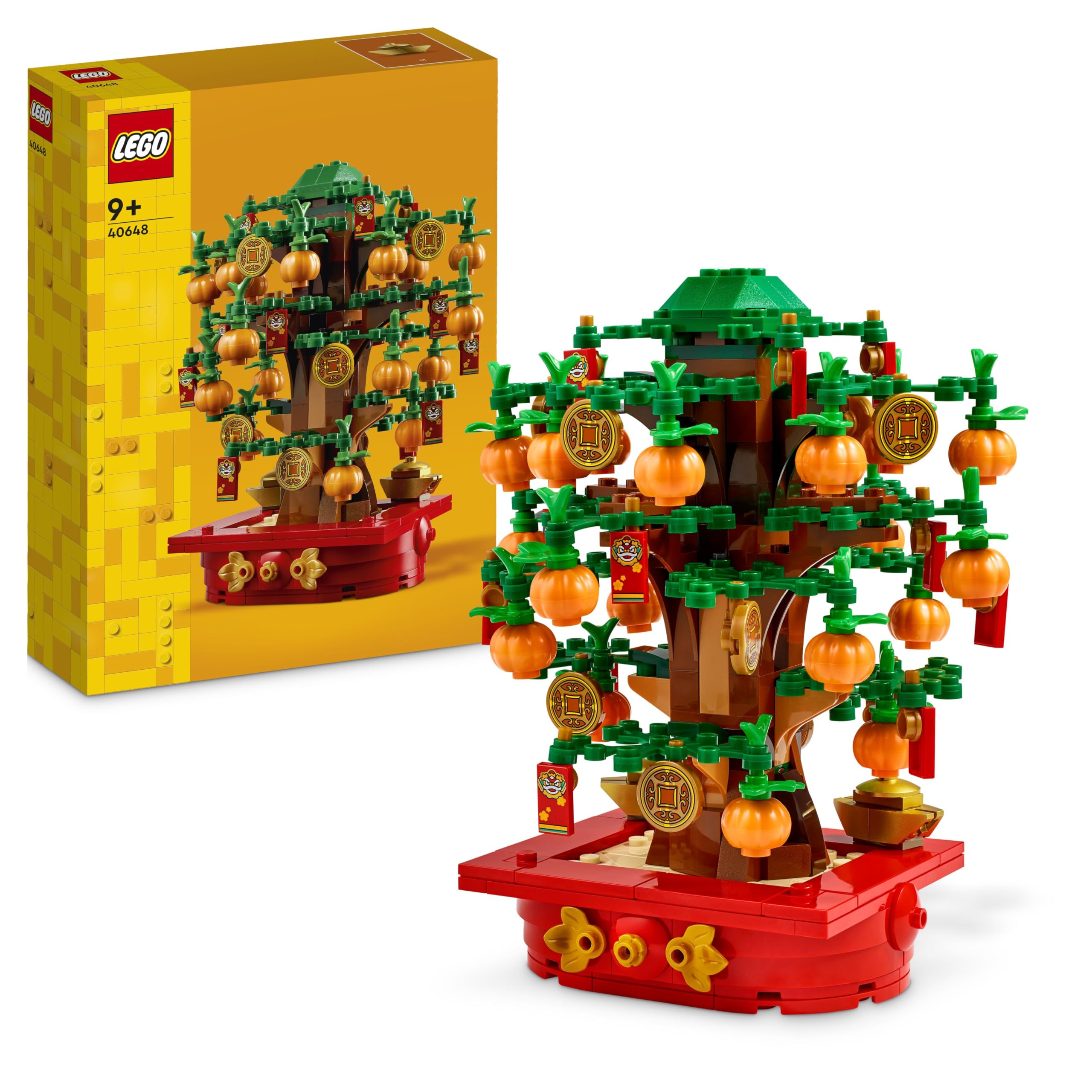 LEGO L’Albero dei Soldi, Giochi Creativi per Bambini e Bambine da 9 anni in su da Costruire, Decorazione per il Capodanno Lunare Giocattolo, Idea Regalo per le Festività da Collezione 40648