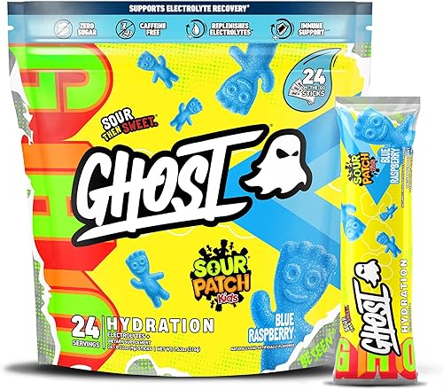 Miniatura 10 de GHOST - Paquetes de hidratación, sabor a limón, 24 sobres, polvo de electrolitos - suplemento en polvo para bebidas con magnesio, potasio, calcio,