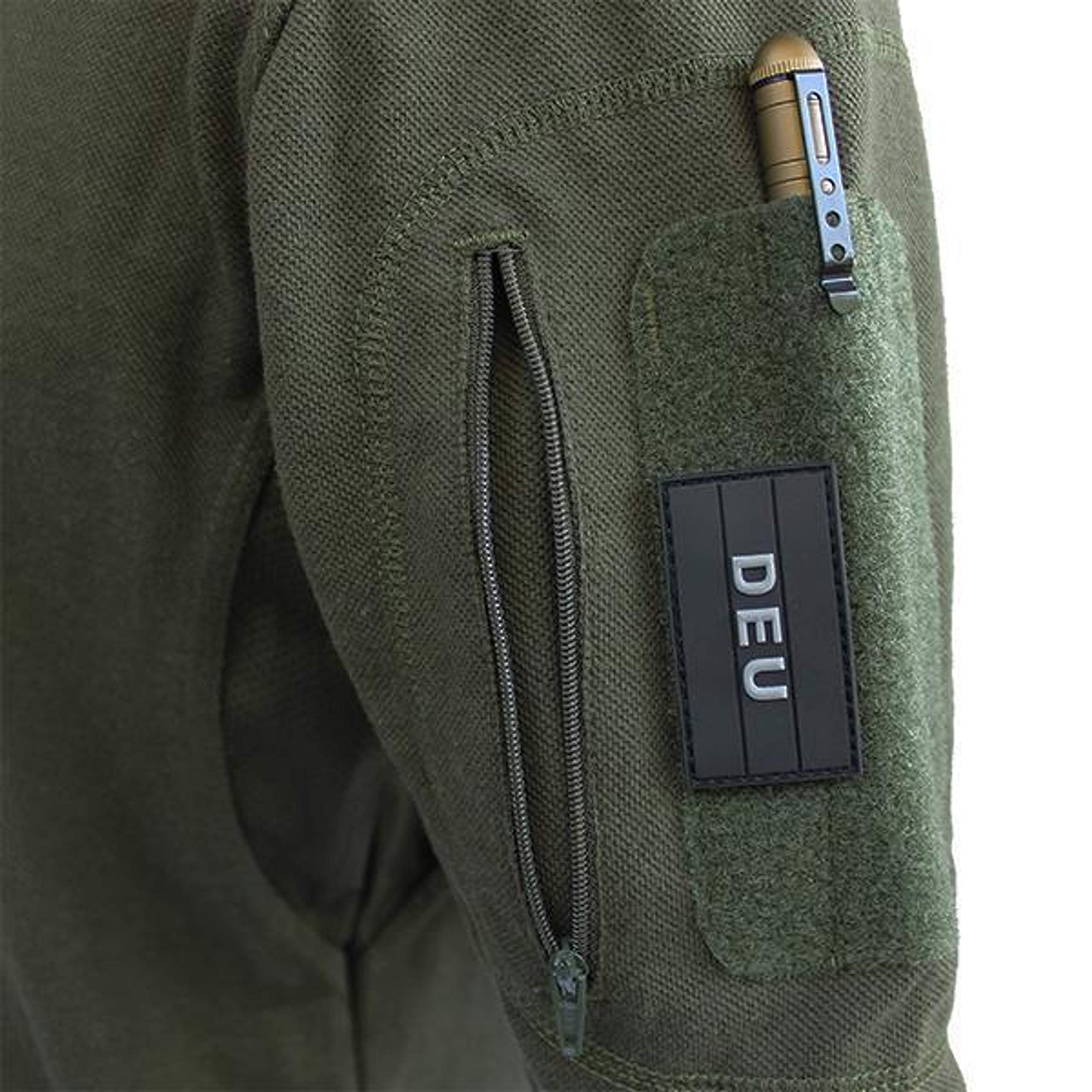 Copytec Tactical Polo Alfa – Praga Oldtimer Logo Auto Scritta Auto Militare Repubblica Ceca Camion Moto Auto Fan #18966 oliva XXXL