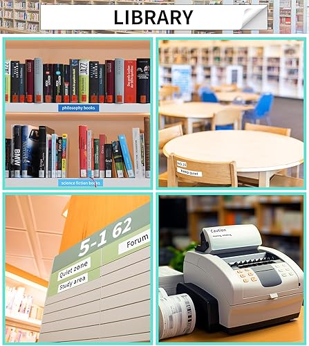 Miniatura 9 de Vixic 480BT Label Tape Black on Blue 18mm 13PK