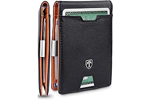 Mens Gifts Before Christmas: AUSTIN Slim Bifold Wallet with Money Clip