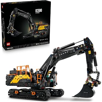 Lego 42215 Technic, Volvo EC500 Hybrid Excavator, Toy, Birthday, Present, Blocks, Men, Women, Vehicles, Cars, Mini-Cars, Figu