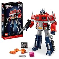 LEGO Icons Optimus Prime, Modellino da Costruire 2in1 del Leader dei Transformers