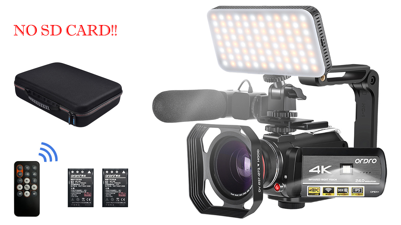 ORDRO AZ50 4K ビデオカメラ ナイトビジョン デジタル ズーム ORDRO AZ50 4K ビデオカメラ ナイトビジョン デジタル ズーム