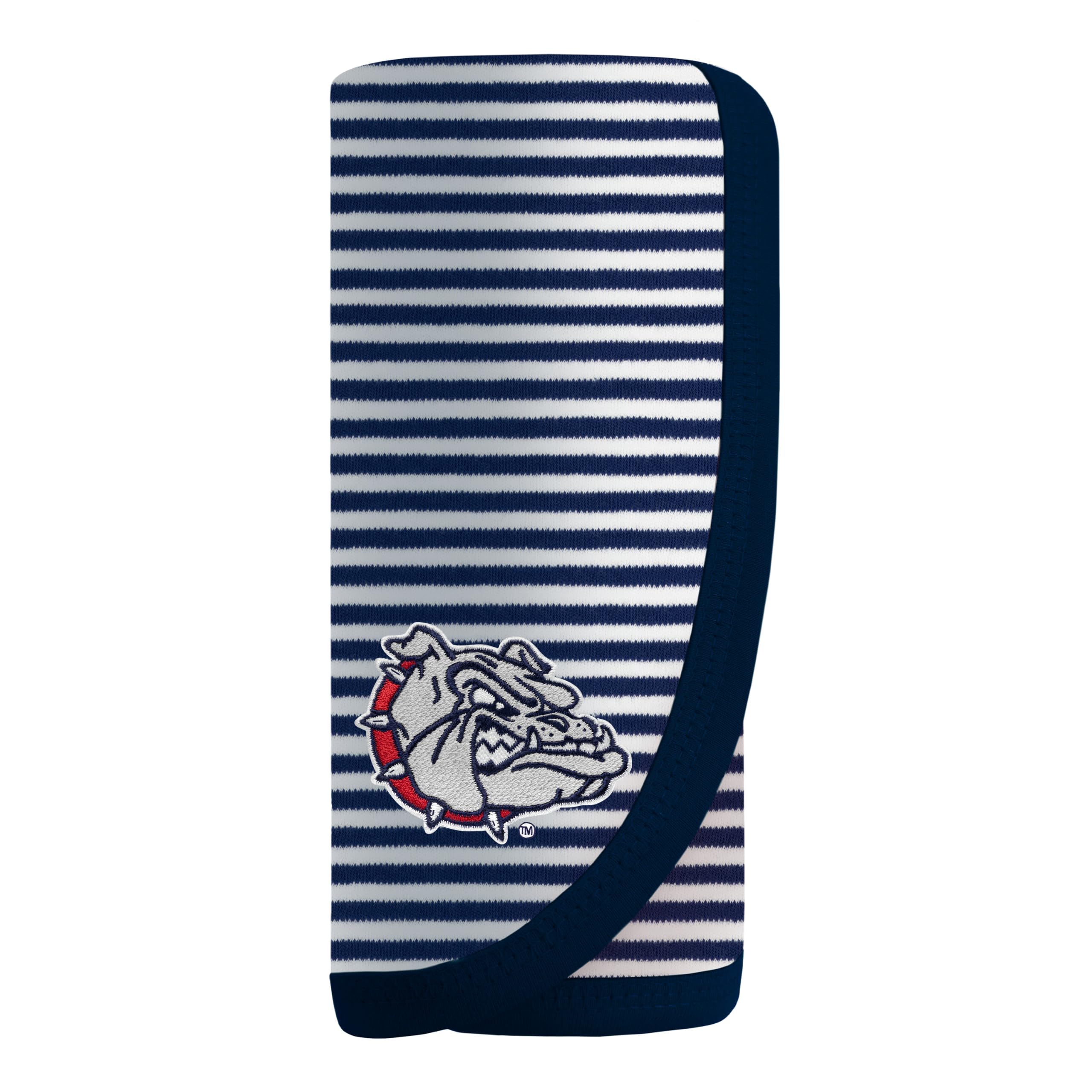 Creative Knitwear College Baby NCAA Infant Striped/Solid Blanket, Unisex, One Size 37.5 X 33.5