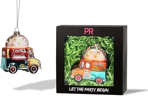 Party Rock | Adorno de cristal para camión Taco | Colección automotriz y profesional