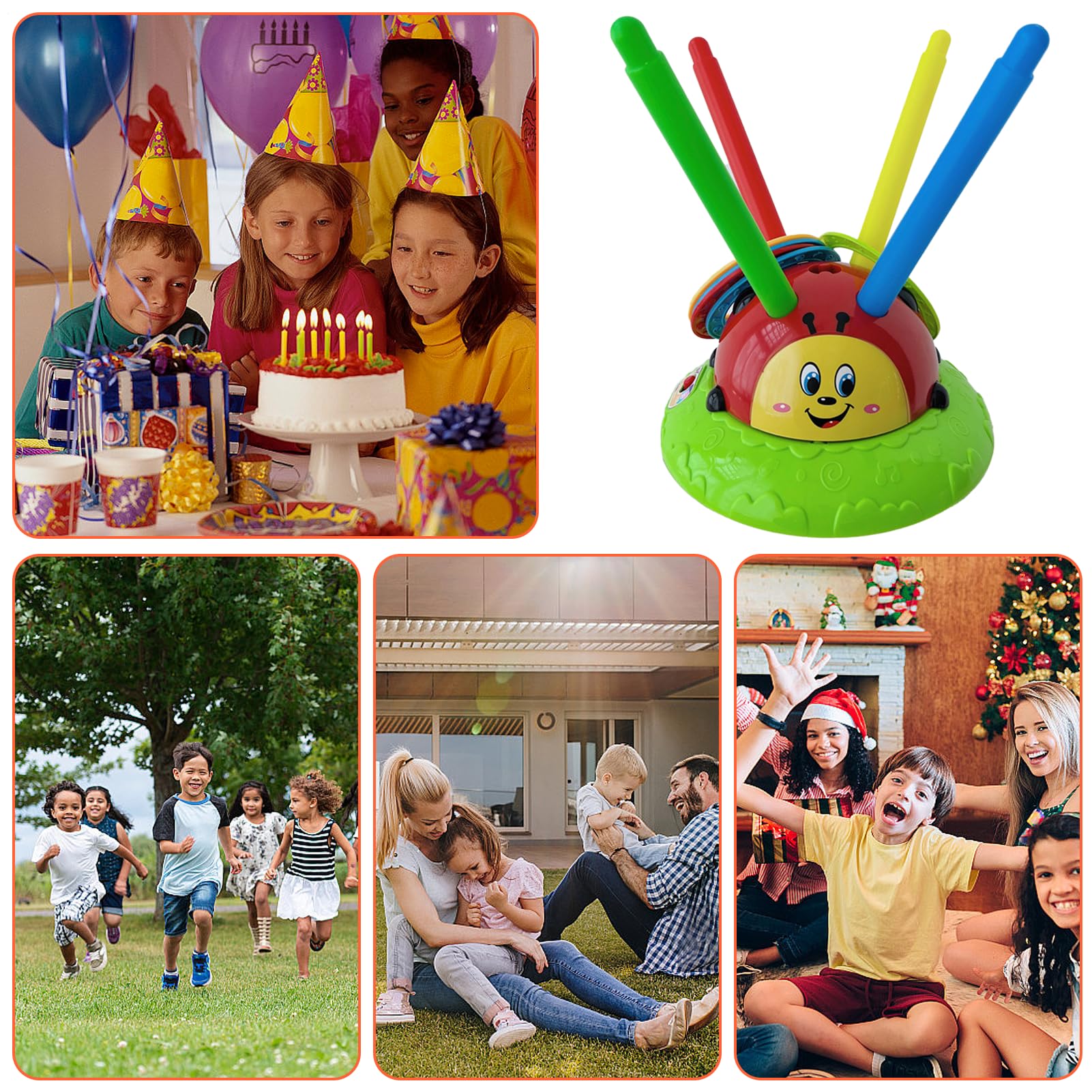 Générique Wurfspiel für Musik-Springen und Werfen, 2-in-1-Spielzeug | Spielzeug zum im Innen- und Außenbereich, Partyspiele für Mädchen und von 5 bis 7 Jahren