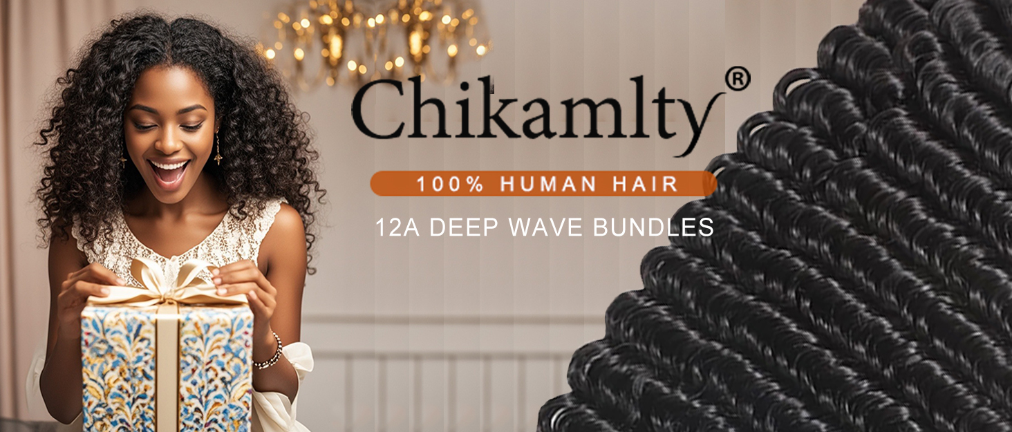 Amazon.com : Deep Wave Bundles Human Hair 14 Inch Single 