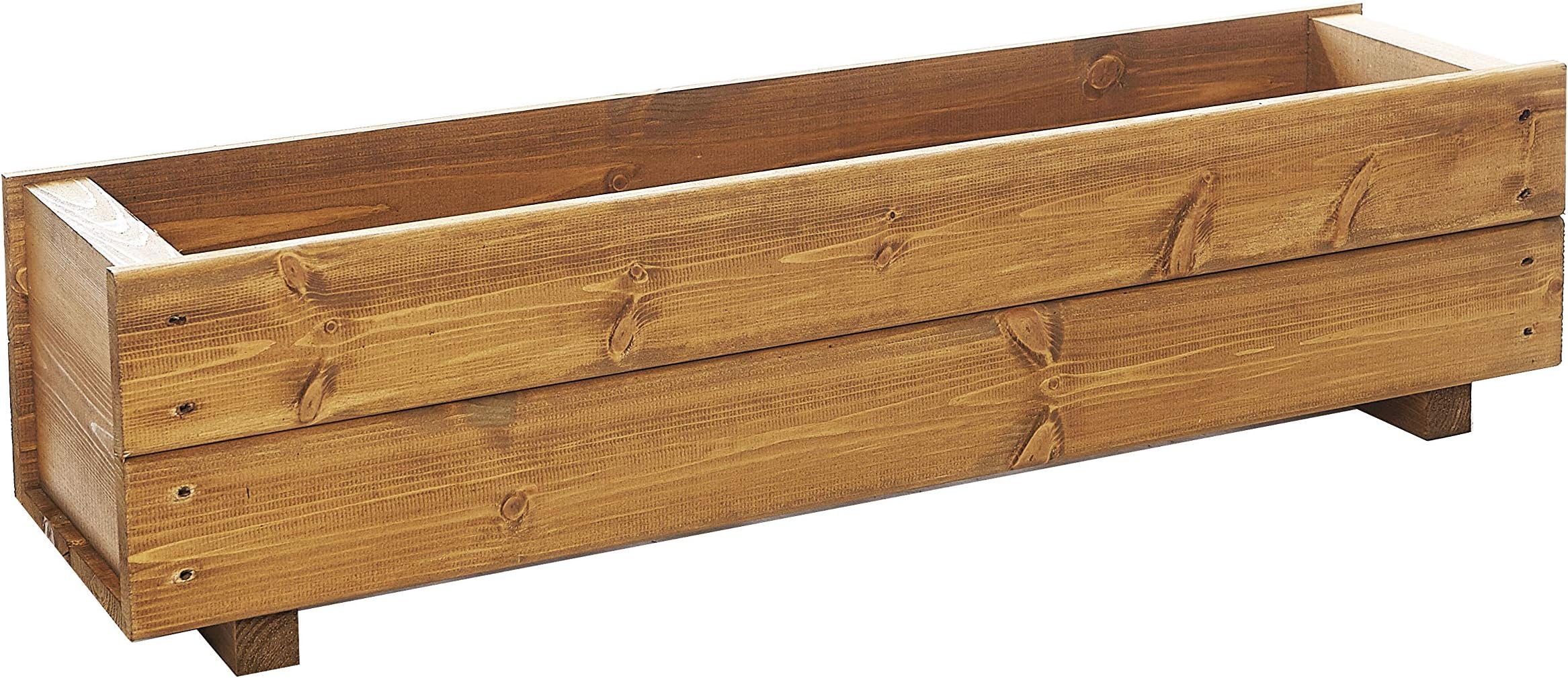 90cm Wooden Trough Planter - Plant Container Box