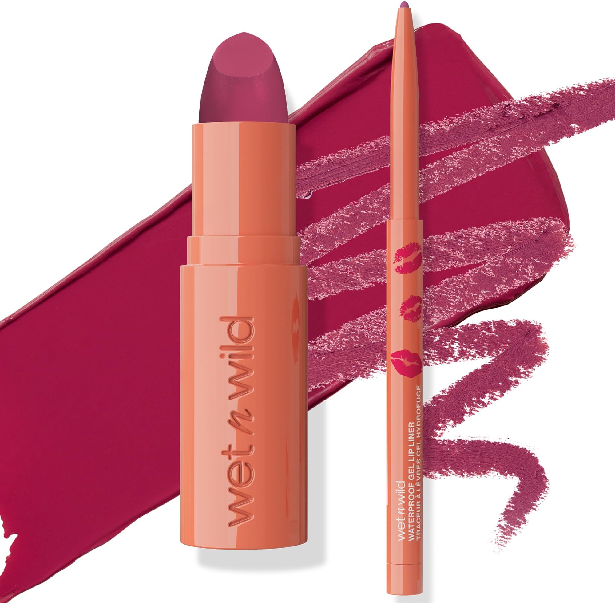 wet n wild Date Or Dominate Lipstick & Liner Set - Dominate And Burn