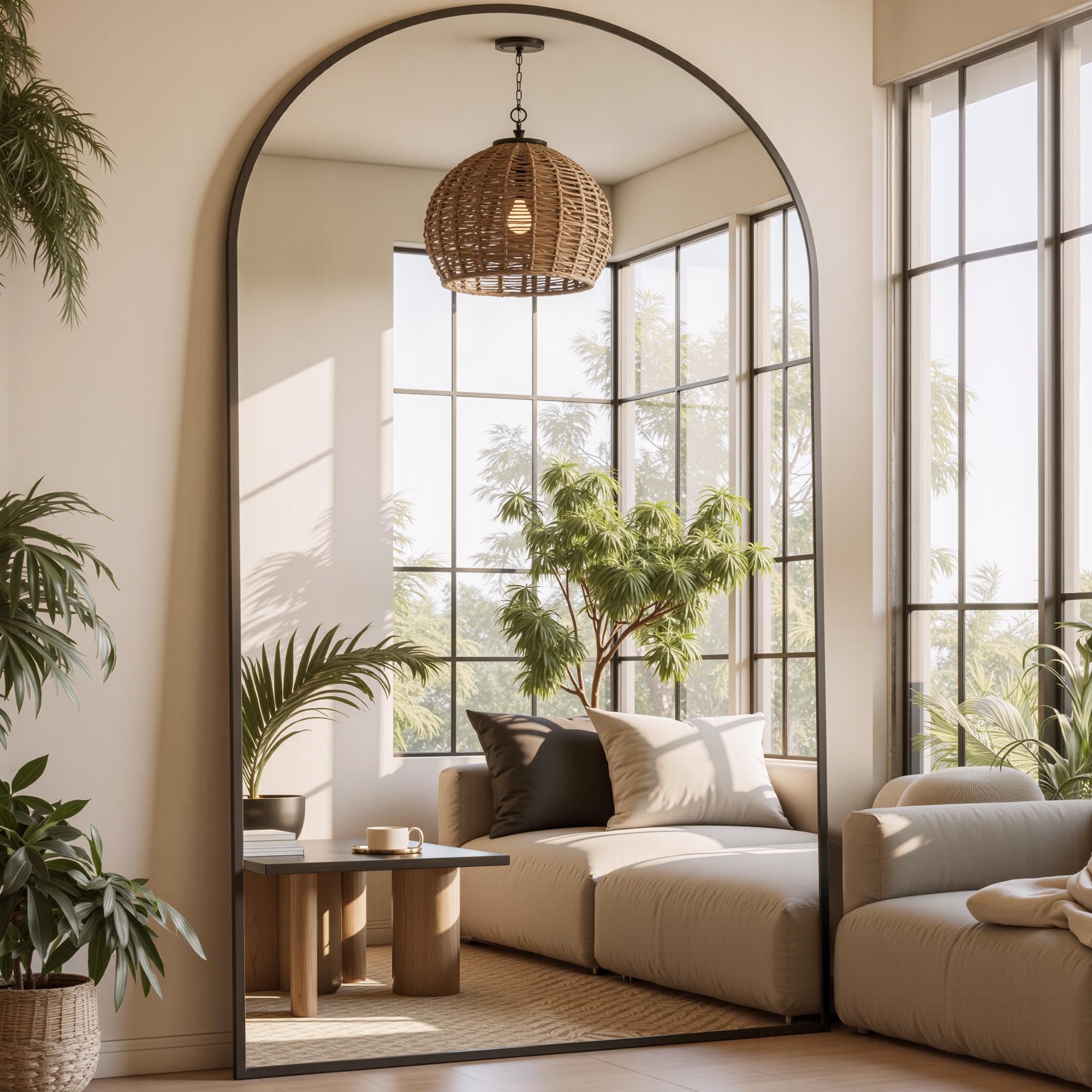 Furnbar Oversized 81x41 Arched Full Length Mirror