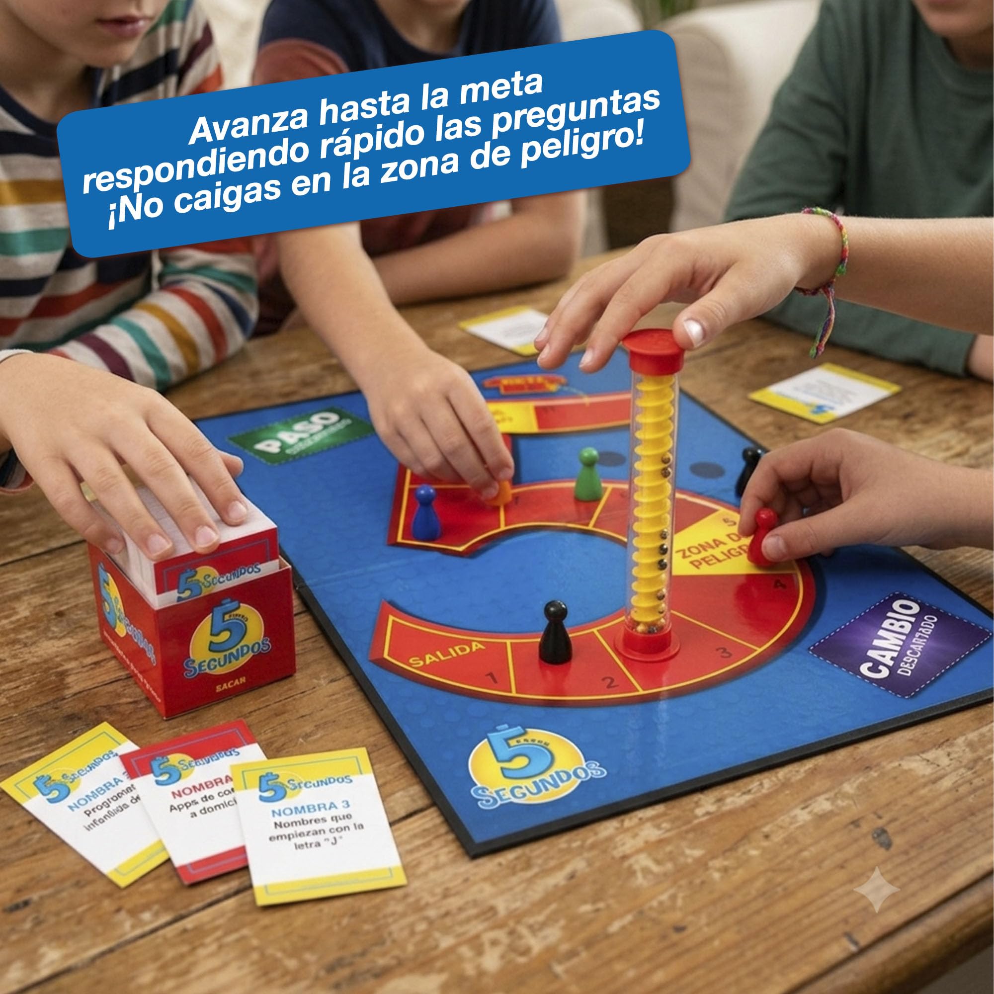 Bizak 5 Secondes Jeu Rapide Questions et réponses + 8 Ans | 64554021