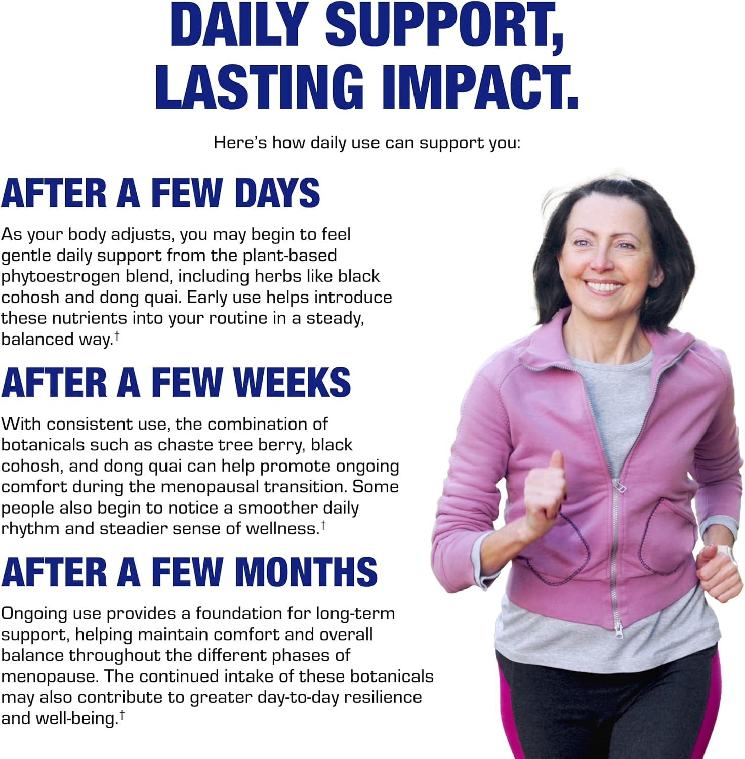 Phytoestrogen Menopause Supplement for Women - Clinical Formula with Dong Quai Vitex & Black Cohosh for Menopause Hot Flashes Night Sweats Mood Support & More - One Capsule Daily - 1 Month Supply