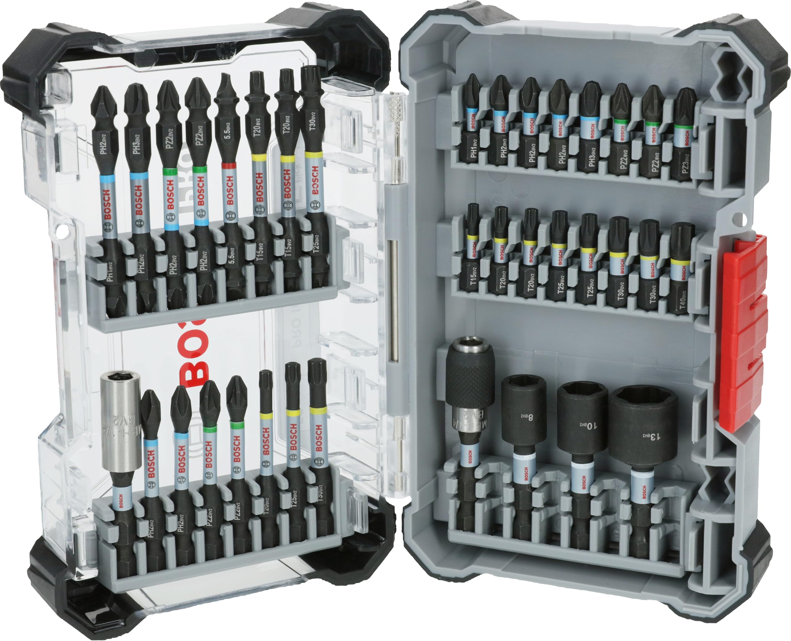 Bosch 36 x PRO Impact 36 Piece Set (200 x 107 mm, Screwdriver, Screwdriver)