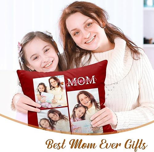 Miniatura 4 de Almohada personalizada con relleno, almohadas personalizadas con texto de imagen, impresión de doble cara  5 tamaños y 10 colores, almohada