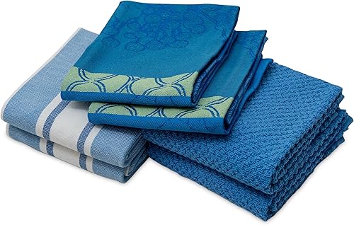 Miniatura 2 de MyPillow Paquete de 6 paños de cocina con flores