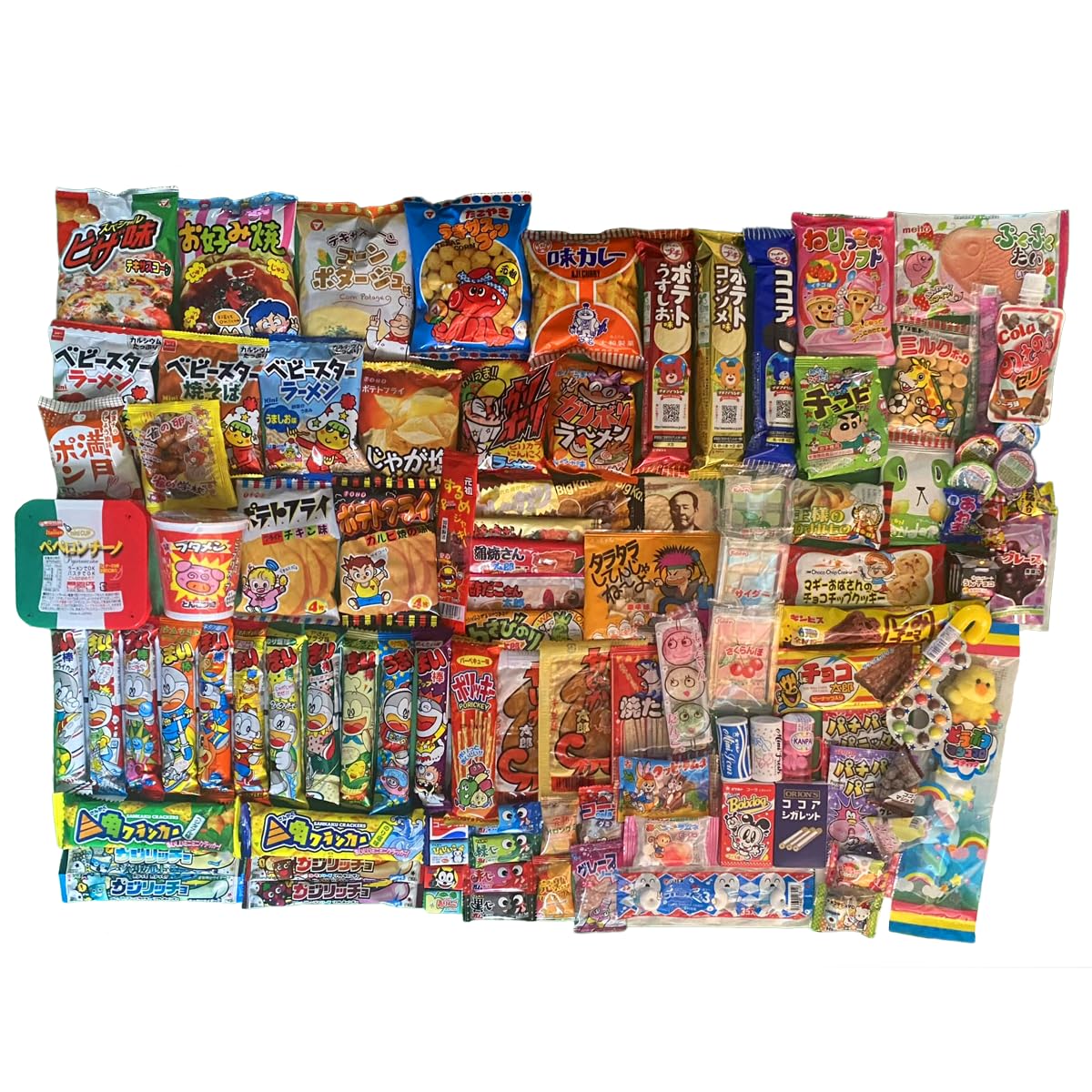 Amazon.co.jp: 駄菓子 昔懐かし 詰め合わせ セット 約100種 100個 品質