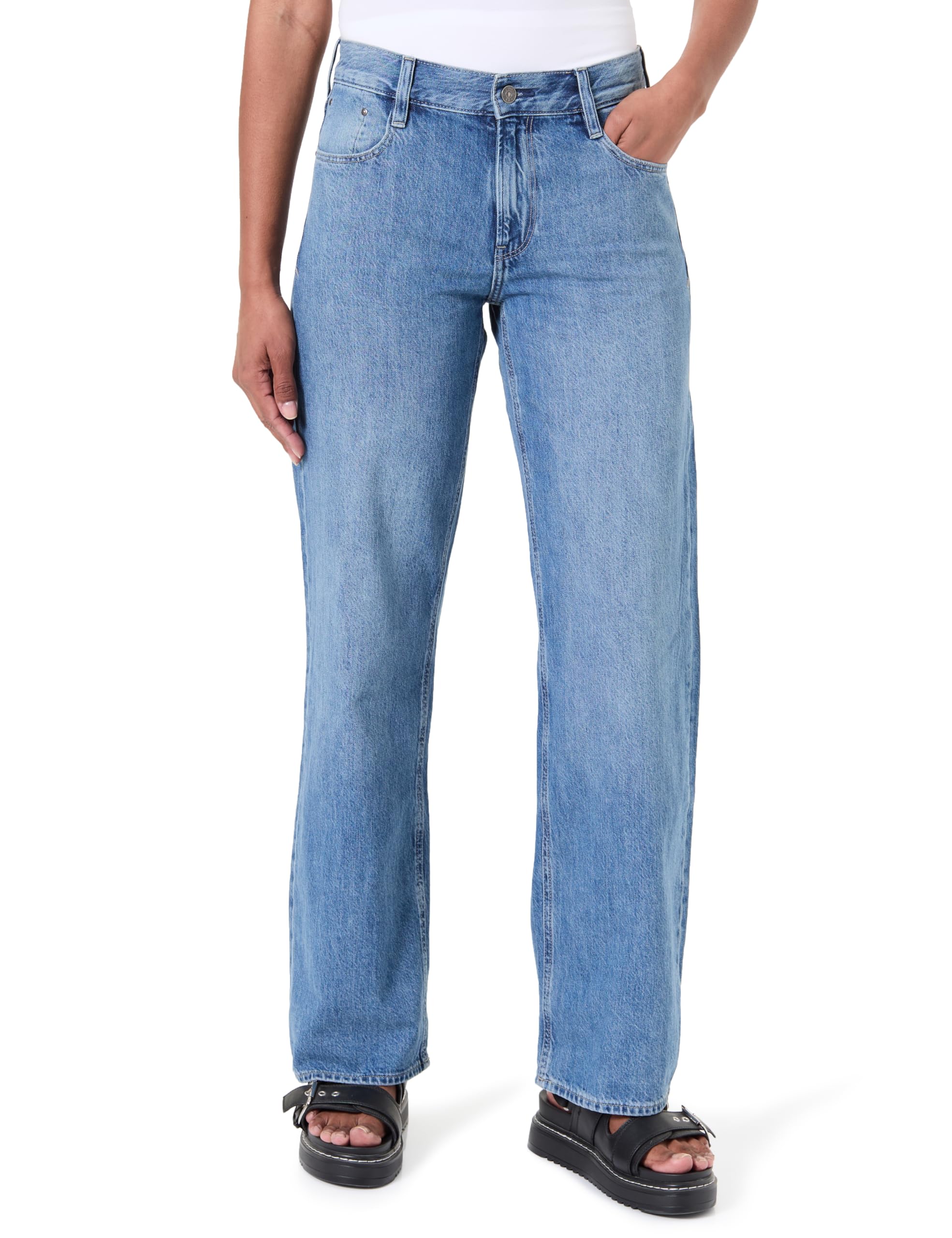 G-STAR Women's Judee Loose Jeans, Blue (worn in mountain dusk destroyed D22889-D499-G816), 26W / 34L