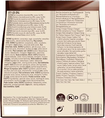 Callebaut Bitter Drop Chocolate 811-400 Gr