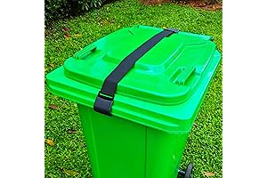 Metal Claw Trash Can Lid Locks Straps for Pets