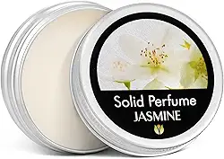 Flowerland Perfume sólido - Bálsamo de bolso portátil perfeito para uso em viagens - Perfume de fragrância natural para homens e mulheres - Natural e vegano - Jasmim (30 ml)
