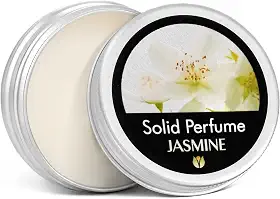 Flowerland Perfume sólido - Bálsamo de bolso portátil perfeito para uso em viagens - Perfume de fragrância natural para homens e mulheres - Natural e vegano - Jasmim (30 ml)
