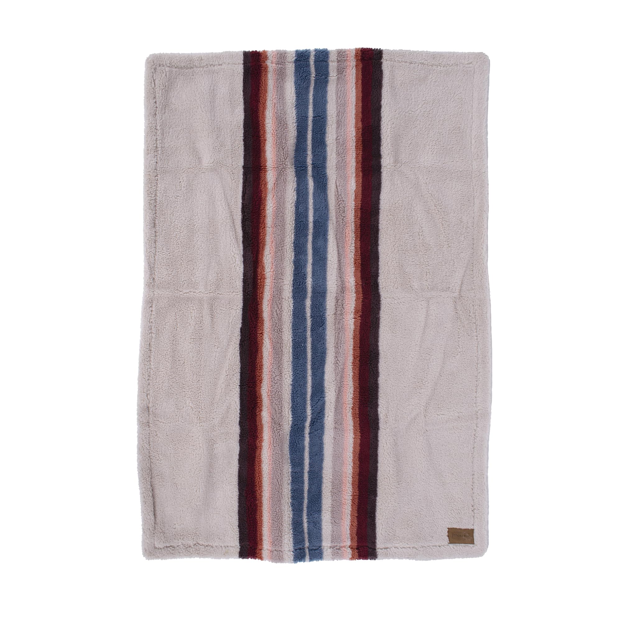 PENDLETON Berber Pet Blanket - Serape Rosewood