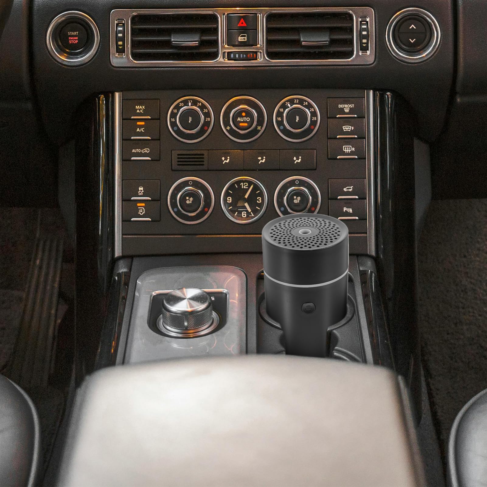 POPETPOP Diffusore Oli Aromatici Portatile USB Nero Umidificatore per Auto e Casa Design Compatto e Facile da Trasportare per Confortevoli e Piacevoli