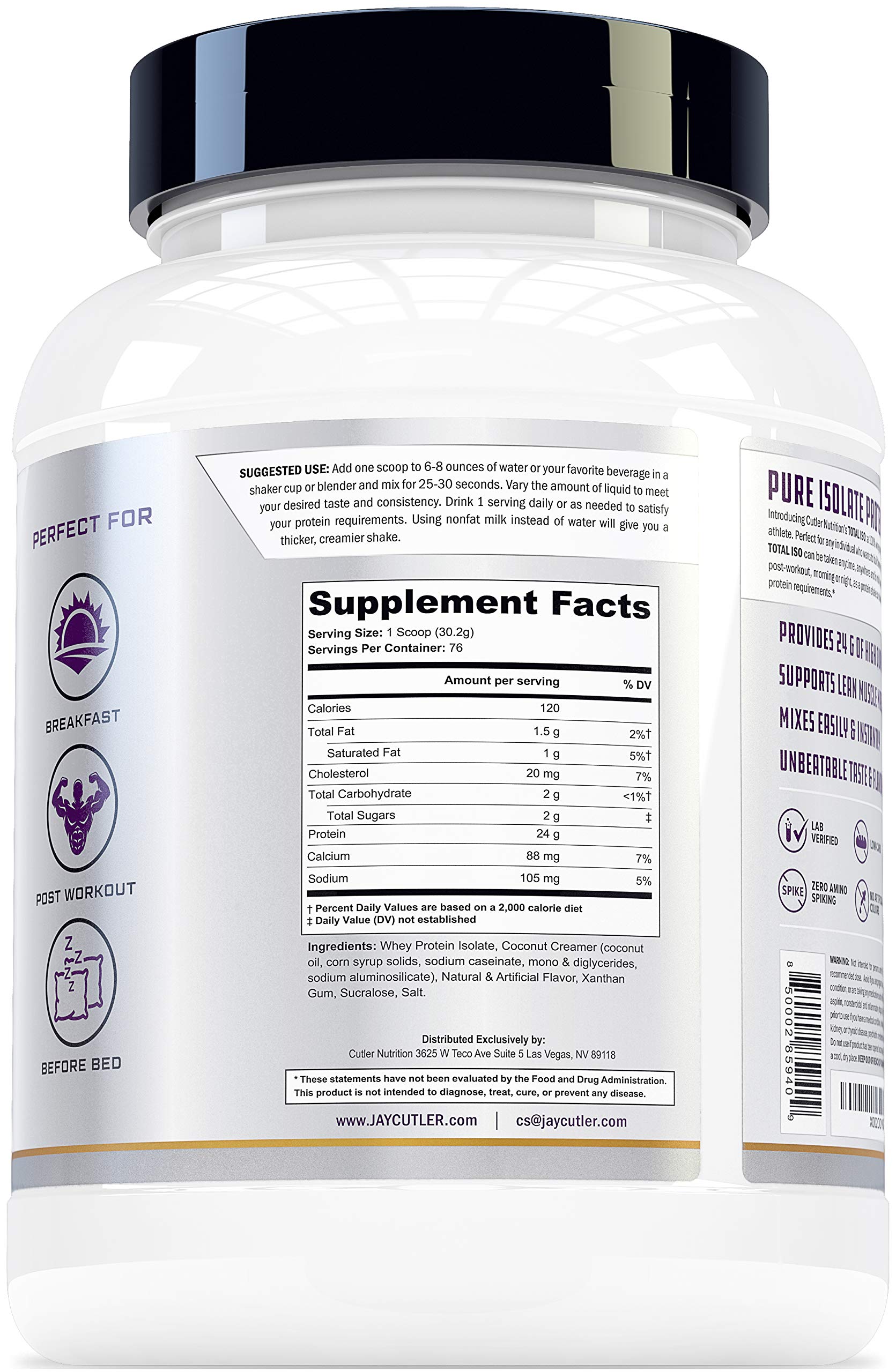 Total ISO Whey Isolate Protein Powder Best Tasting Whey Protein Shake