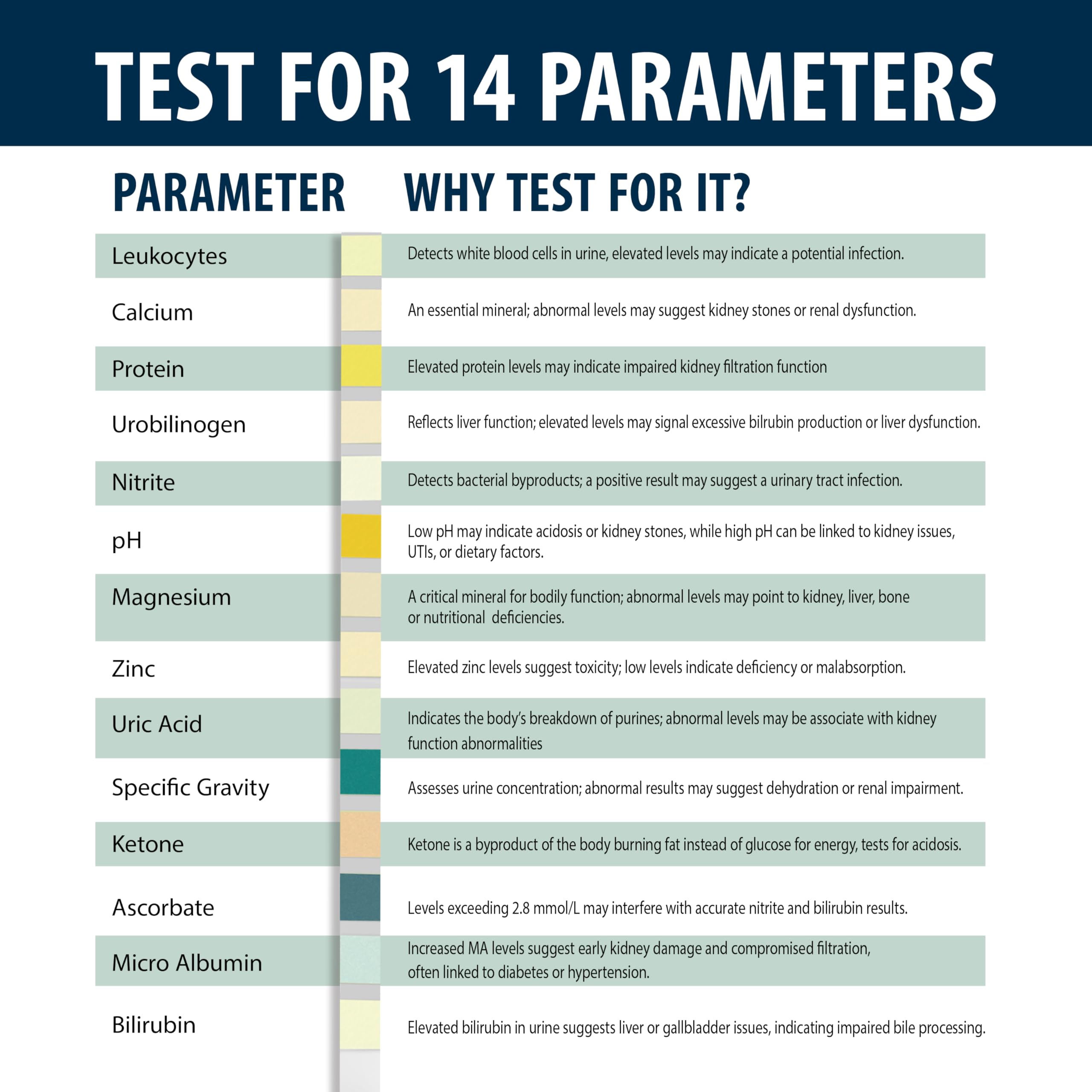 Palinoia Urine Test Strips - 14-Panel Analysis -7