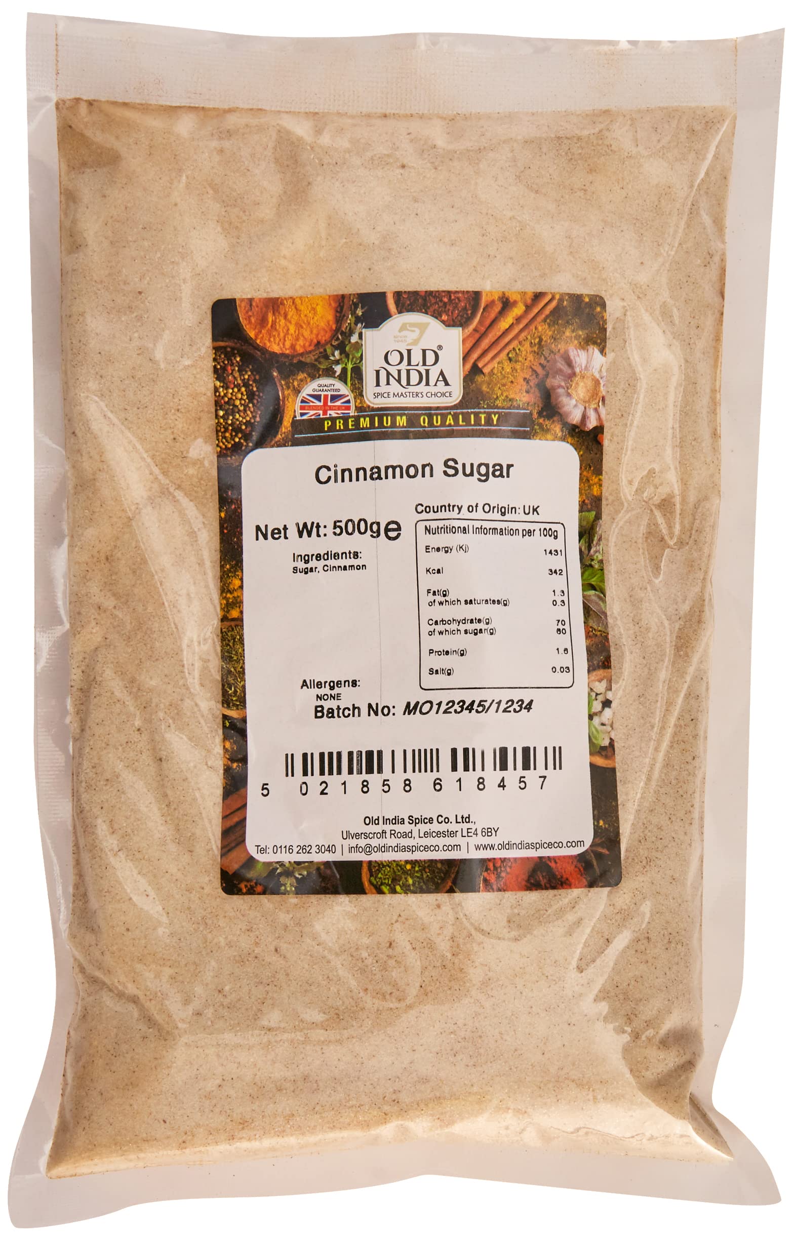 Old India Cinnamon Sugar 500g