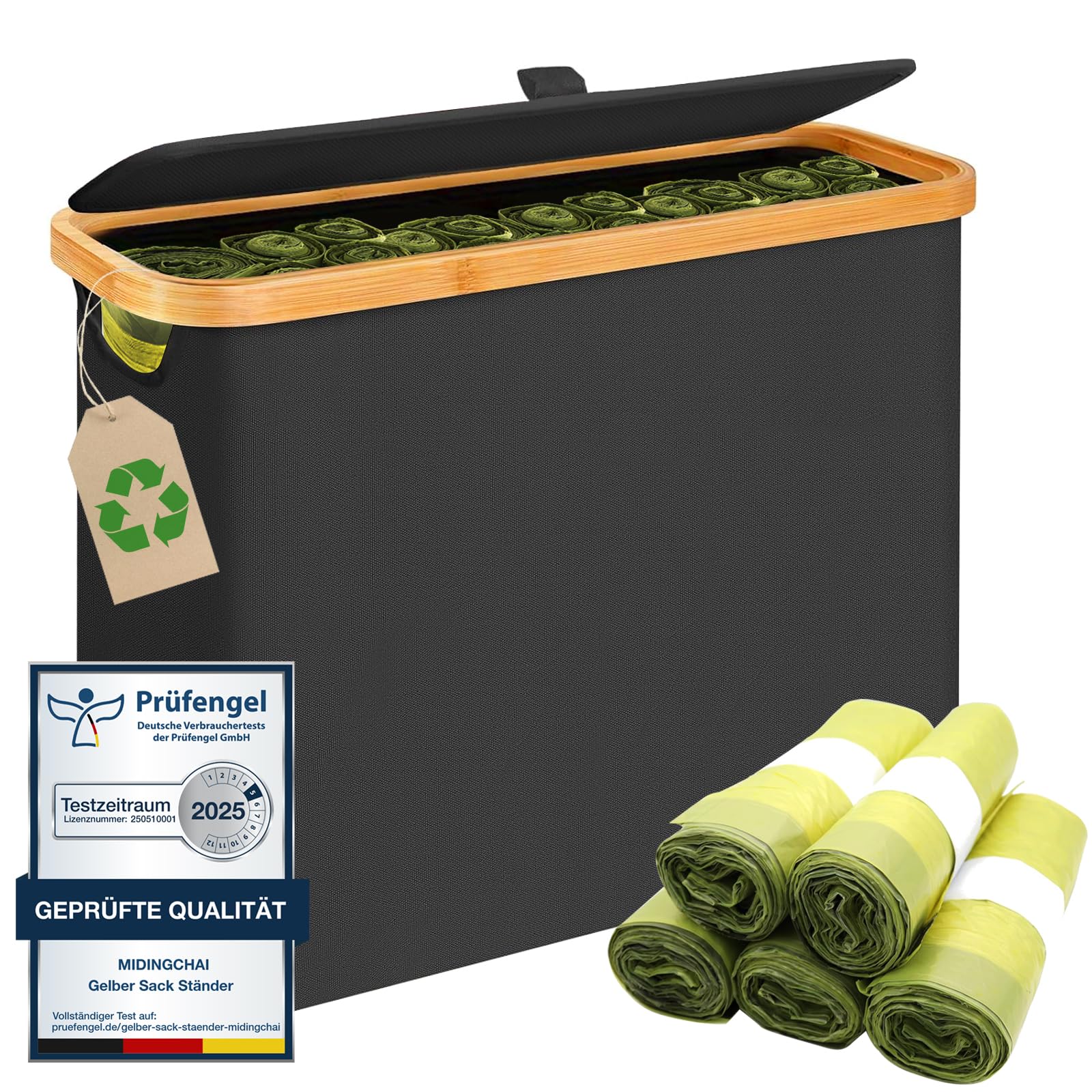 MidingChai Gelbe Scke Aufbewahrungskorb, Aufbewahrungsbox fr Gelber Sack,  Stauraum fr Mindestens 25 Rollen Gelbe Scke, Praktischer Mllscke  Behlter, Kompakter Mlltten Organizer : Amazon.de: Kche, Haushalt &  Wohnen