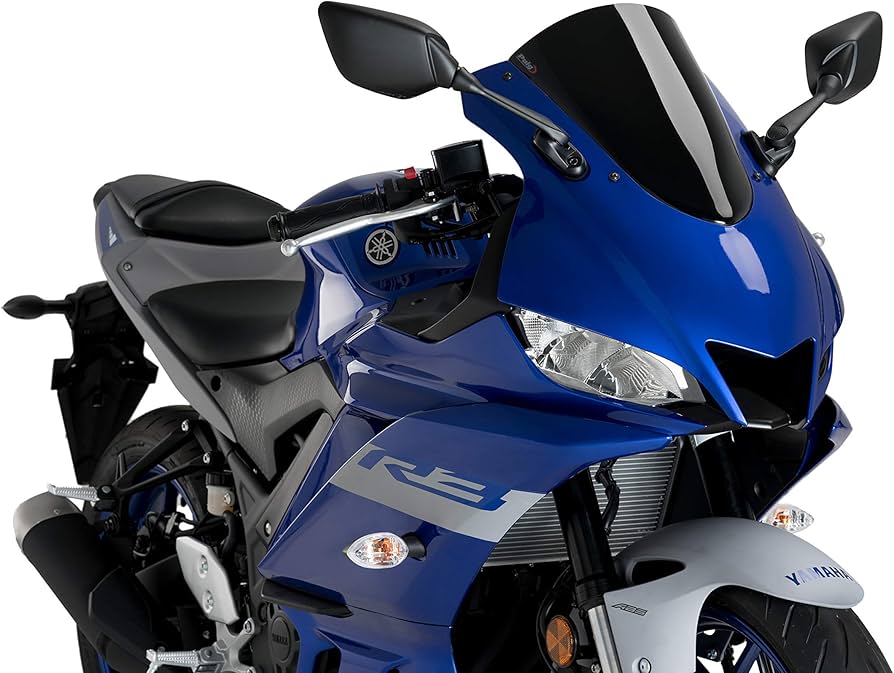 Puig Racing Screen YZF-R6 クリア 17-19年式 Amazon.com: Puig R-Racer Screen Yamaha YZF-R6 17'-20' C
