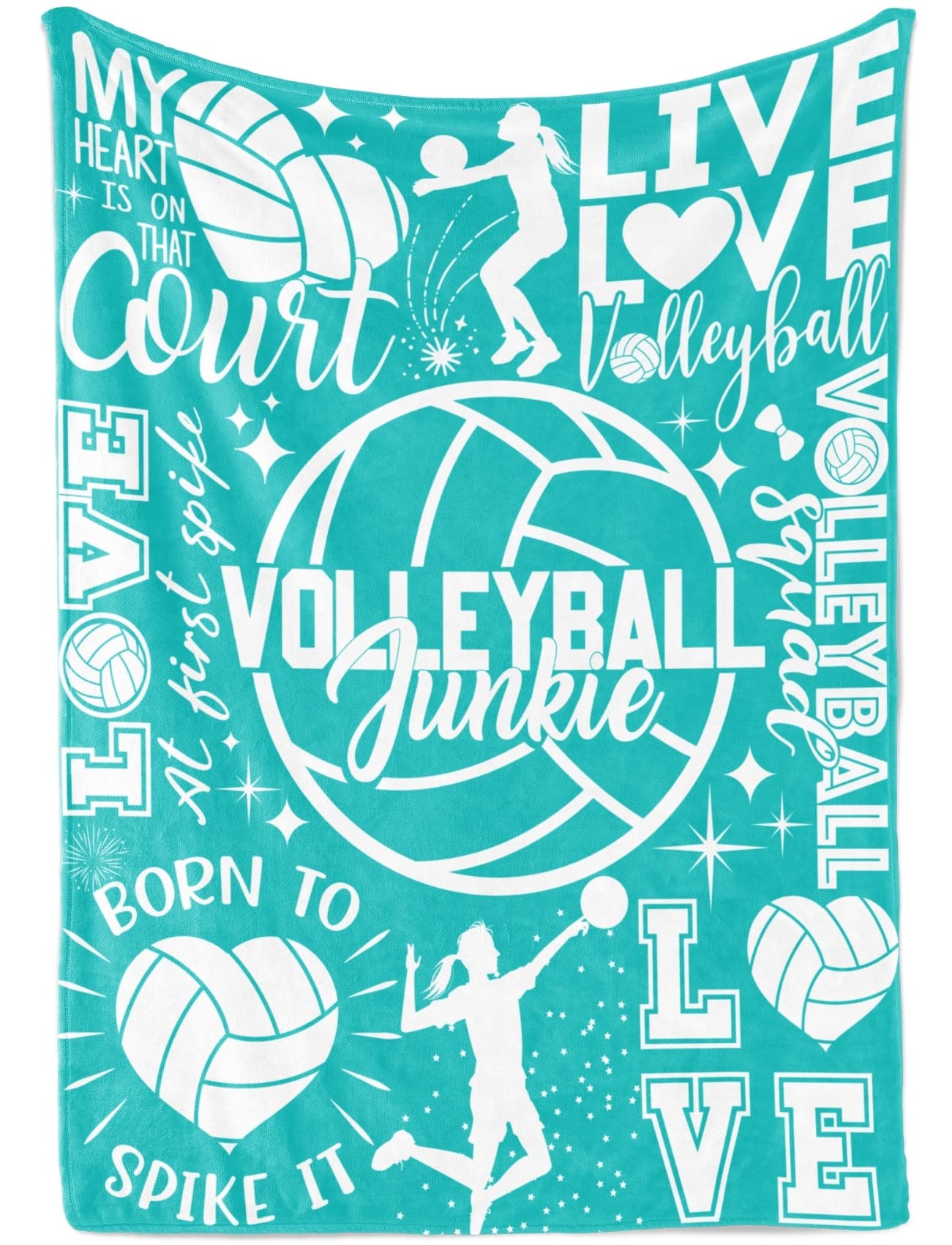 Couverture volley-ball haut de gamme douce jeté de canapé design lit l