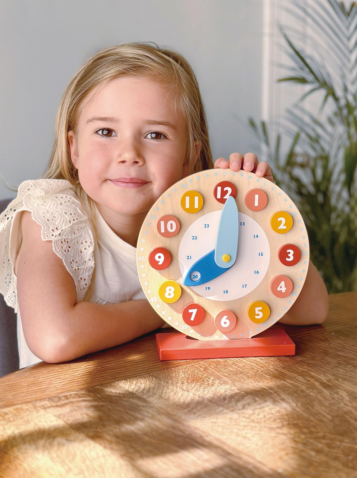 Mentari Collezione di giocattoli per la prima infanzia: divertenti giocattoli di apprendimento per bambini (MT7304, orologio didattico, MT7304)