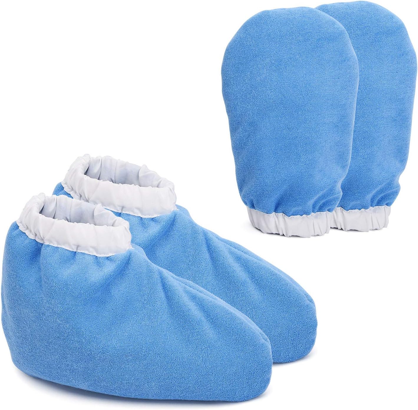 Paraffin Wax Bath Terry Cloth Gloves & Booties, Hand Care Treatment