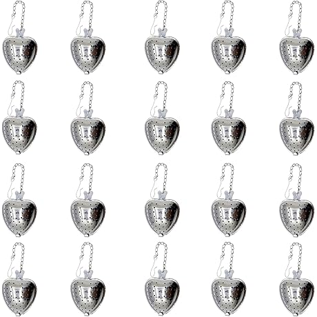 Exquisite Heart-Shaped Tea Infuser: A Perfect Blend of Tea Alchemy and Timeless Aesthetics.