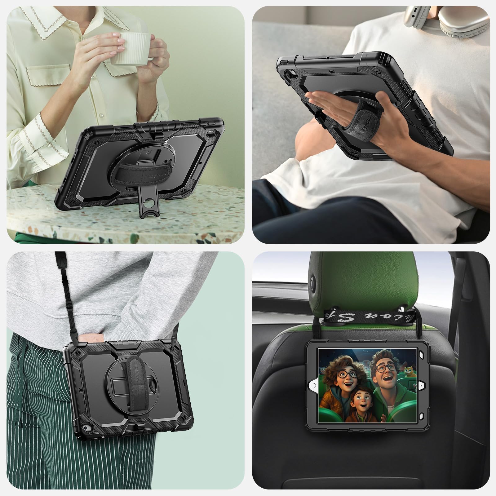 Amazon.com: SEYMAC for iPad 9th/8th/7th Generation Case 10.2