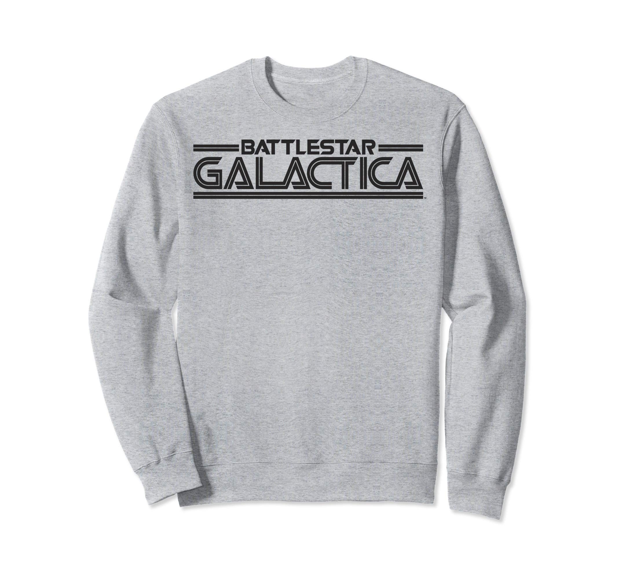 Battlestar Galactica Silver Title Logo Sweatshirt