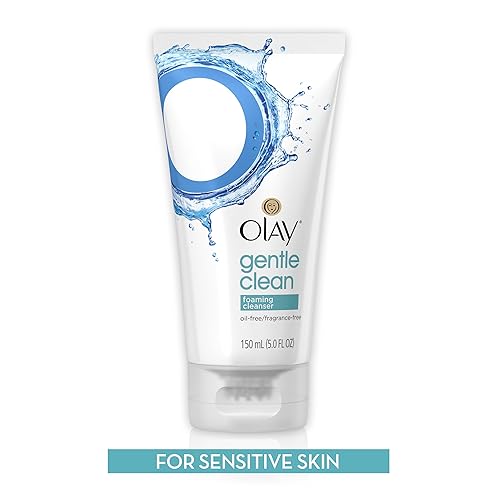 Miniatura 5 de Olay Limpiador facial espumoso suave y limpio para pieles sensibles, tubo de 5 onzas, 8.00 oz