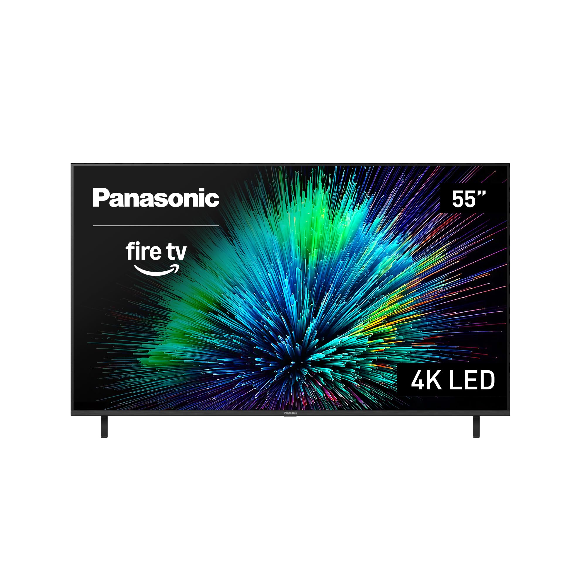 Panasonic W70 Series (2025 Model) 55" LED 4K Ultra HD Smart Fire TV, Press & Ask Alexa, Apple AirPlay, HDR10+, HDMI 2.1, and Bluetooth Support - 55W70BP
