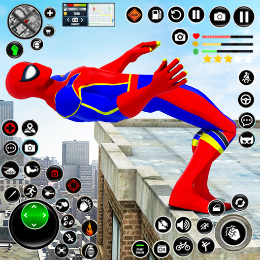 Spider Fighter Rope Hero City Mafia Crime Simulator 2