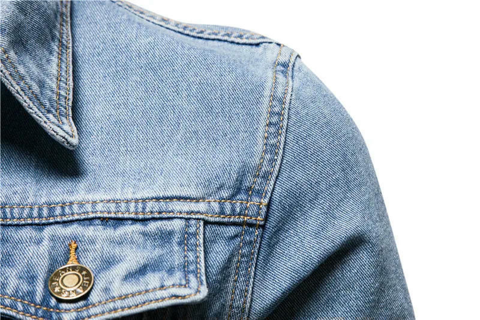 męska kurtka dżinsowa na co dzień męska moda motocyklowa dżinsy kurtki jesienne Lapel Hommes Slim Fit Cotton Coats